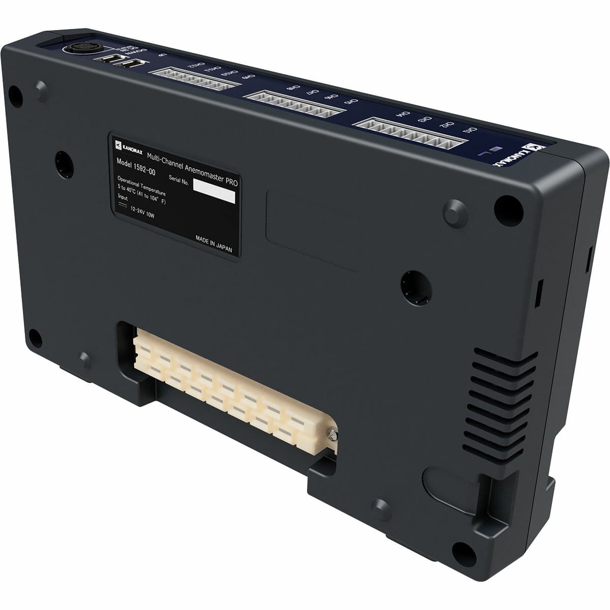 Multi-Channel Anemometer Model 1580 application overview